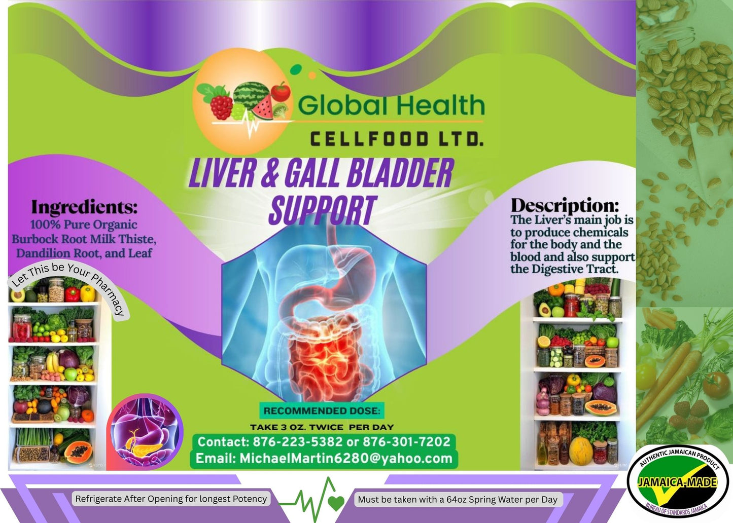 Liver & Gallbladder Support — Herbal Detox & Cleansing Formula